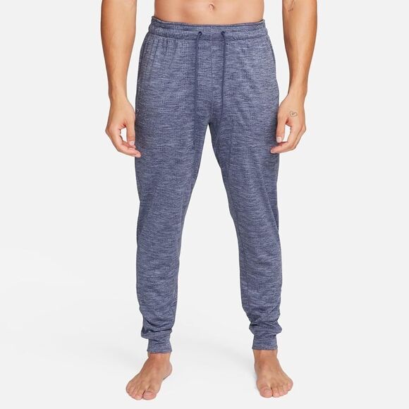 Nike Yoga Jogger Pants Training Dri-FIT Blue - Picture 1 of 8